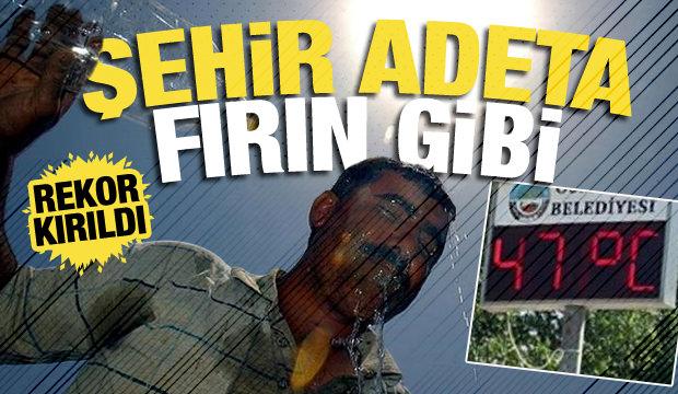Şehir kavruluyor! Termometreler 47 dereceyi gösterdi