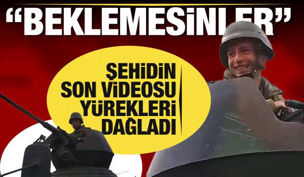 Şehit Üsteğmen Ege Akar'ın sözleri yürekleri dağladı