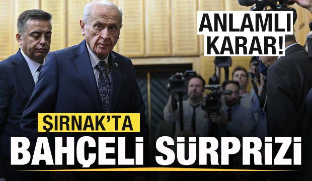 Şırnak’ta Devlet Bahçeli sürprizi! Anlamlı karar