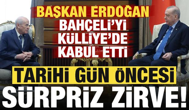 Son dakika haberi... Başkan Erdoğan ile Bahçeli arasında sürpriz görüşme!
