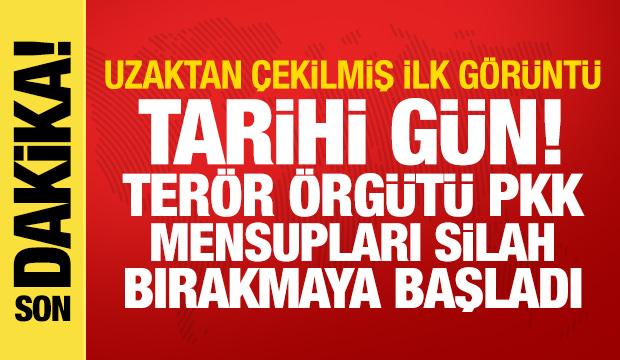 Son dakika haberi! Terör örgütü PKK silah bırakmaya başladı