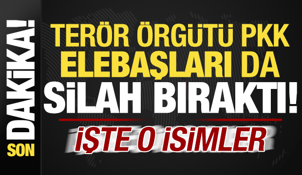 Son dakika: Hangi PKK yöneticileri silah bıraktı? İşte o isimler...