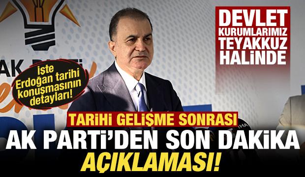 Tarihi gelişme sonrası AK Parti'den son dakika açıklaması!