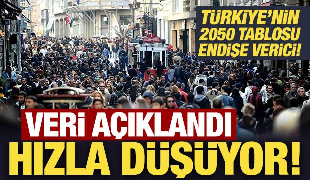 Türkiye'nin 2050 tablosu endişe verici! Veri açıklandı: Hızla düşüyor