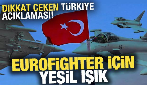 Türkiye’ye 'Eurofighter' mesajı: Görüşmeler pozitif seyrediyor