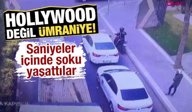 Ümraniye'de 600 bin liralık gasp: Trafik ışıklarında şoku yaşattılar