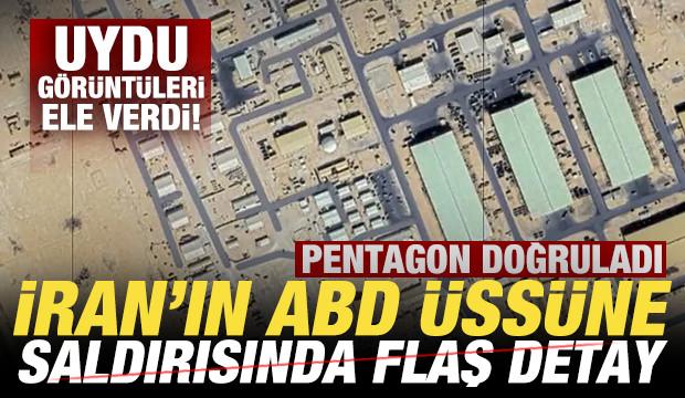 Uydu görüntüleri ele verdi! İran'ın ABD üssüne saldırısında flaş detay! Pentagon doğruladı