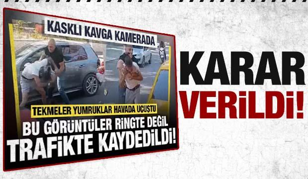 Yolu boks ringine dönüştüren sürücüler serbest