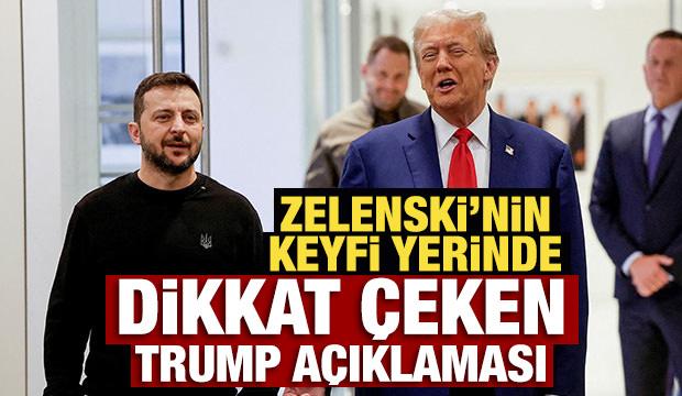 Zelenski'nin keyfi yerinde: Trump ile olumlu bir diyaloğumuz var