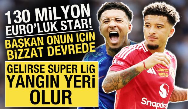 '130 Milyon Euro'luk star! Başkan bizzat devrede: Gelirse Süper Lig yangın yerine döner