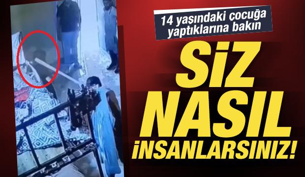 14 yaşındaki çocuğu önce darbettiler sonra zorla çalıştırdılar