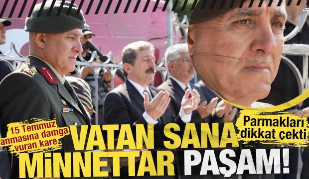 15 Temmuz anmasında dikkat çeken an: Darbecilerle çatışan paşanın parmakları dikkat çekti