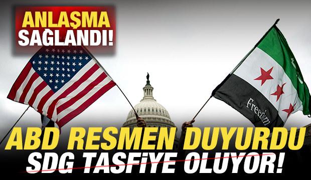 ABD son dakika duyurdu! Terör örgütü SDG tasfiye oluyor! Anlaşma sağlandı