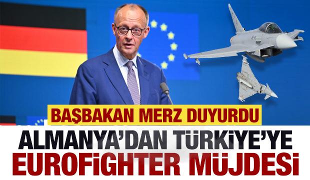 Almanya'dan Türkiye'ye Eurofighter müjdesi! Başbakan Merz duyurdu