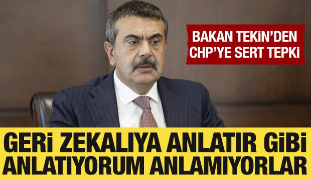 Bakan Tekin'den Muharrem İnce'ye LGS tepkisi: Pis koku CHP'den geliyor