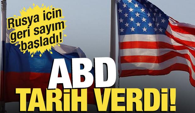 Beyaz Saray tarih verdi! Rusya'ya yaptırım tehdidi