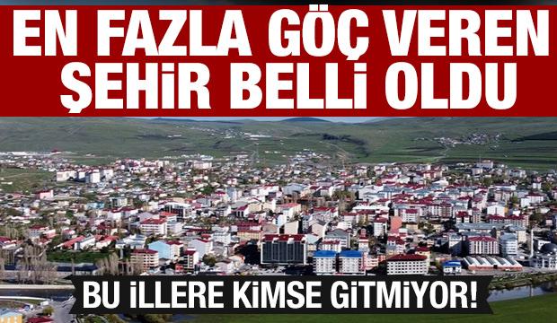 Bu illere kimse gitmiyor! En fazla göç veren şehir belli oldu