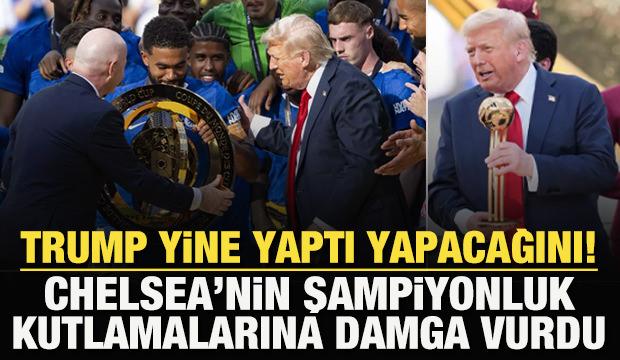 Chelsea'nin kutlamalarında Trump detayı! Uyarılara aldırış etmedi, oyuncular şaştı kaldı