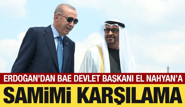 Cumhurbaşkanı Erdoğan, BAE Devlet Başkanı El Nahyan ile görüştü