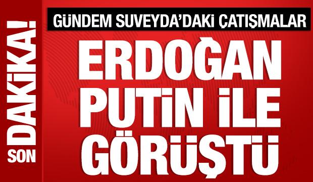 Cumhurbaşkanı Erdoğan, Putin ile görüştü