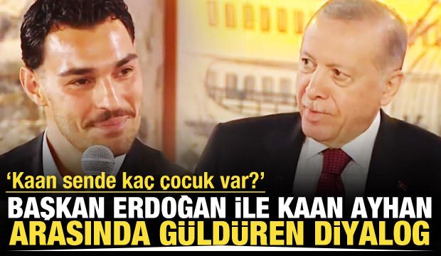 Cumhurbaşkanı Erdoğan'dan Kaan Ayhan'a: Sende kaç çocuk var?