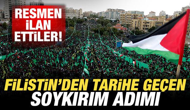 Filistin'den tarihe geçen soykırım adımı! Resmen ilan edildi
