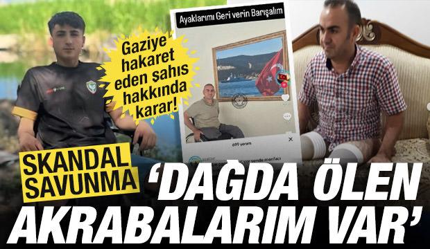 Gaziye hakaret eden şahıs hakkında karar verildi