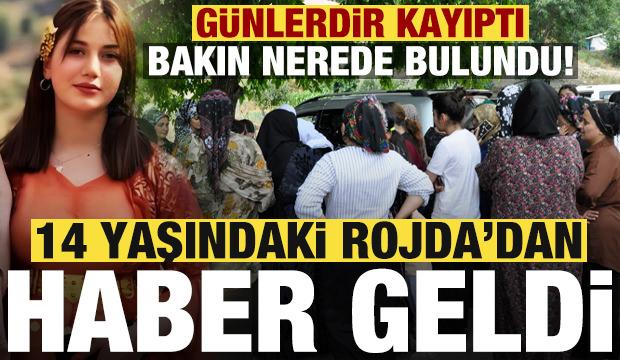 Günlerdir aranan 14 yaşındaki Rojda Asmin'den son dakika haberi geldi!