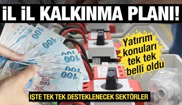 İl il kalkınma planı! Yatırım konuları tek tek belli oldu