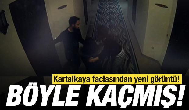 Kartalkaya faciasından yeni görüntü! Emir Aras, ailesiyle birlikte böyle kaçmış