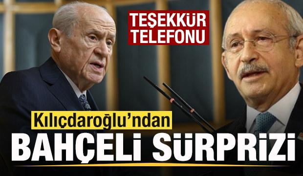 Kılıçdaroğlu'ndan Bahçeli sürprizi! Teşekkür telefonu