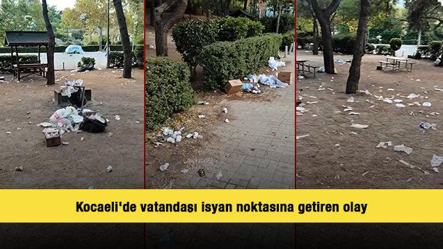 Kocaeli'de vatandaşı isyan noktasına getiren olay