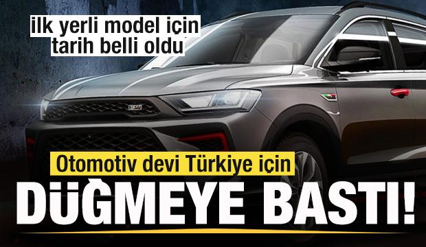 Otomotiv devi Türkiye için düğmeye bastı! İlk yerli model için tarih belli oldu