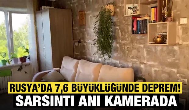 Rusya'daki Kamçatka Yarımadası'nda 7,6 büyüklüğünde deprem meydana geldi!