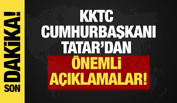 Son dakika... KKTC Cumhurbaşkanı Tatar TRT'ye konuştu!