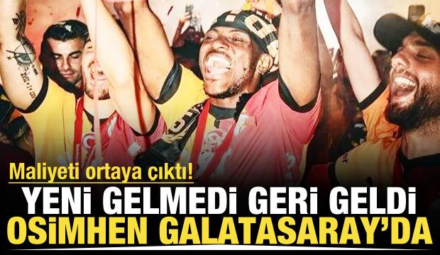 Tarihi anlaşma tamamlandı! Osimhen Galatasaray'da