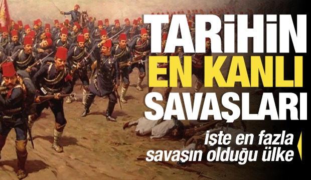 Tarihin en kanlı 20 savaşı belli oldu