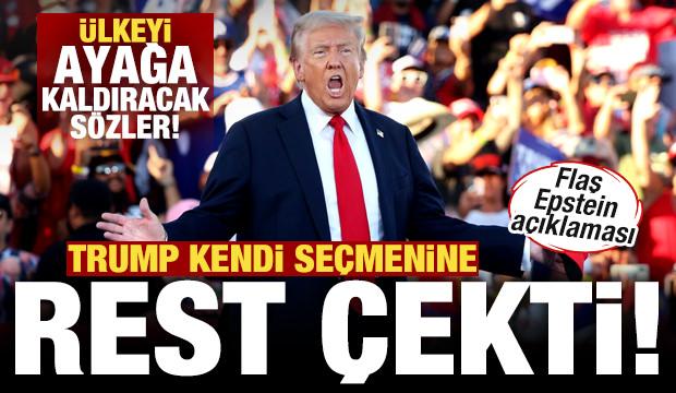 Trump'tan ülkeyi ayağa kaldıran çıkış! Kendi seçmenine rest çekti! Flaş Epstein açıklaması