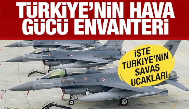 Türkiye’nin kaç tane savaş uçağı var? İşte hava gücü envanteri