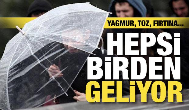 Yağmur, toz, fırtına... Meteoroloji'den peş peşe uyarı geldi! İşte 16 Temmuz hava durumu