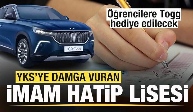 YKS'ye damga vuran İmam Hatip Lisesi! Togg hediye edilecek