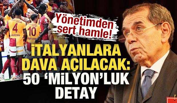 Yönetimden sert hamle! Galatasaray, İtalyanlara dava açacak: 50 milyon euro detayı 