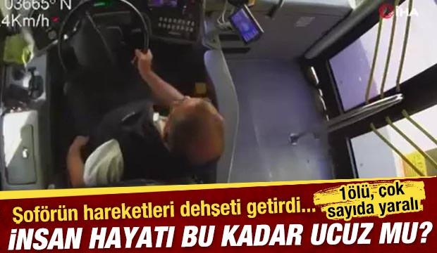 1 kişi hayatını kaybetmişti: Beyoğlu’ndaki İETT kazasının otobüs içi görüntüleri