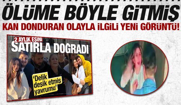 2 aylık eşi tarafından bıçakla öldürülen 'hemşire Sevcan' cinayetine dair yeni görüntü