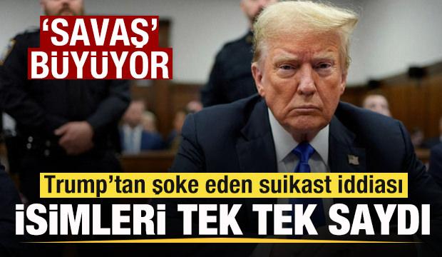 ABD'de 'Derin' savaş büyüyor! Trump'tan şoke eden suikast iddiası! İsimleri tek tek saydı
