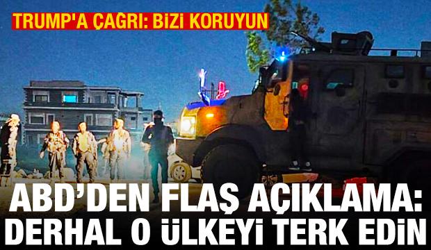 ABD'den Suriye çağrısı: Ülkeyi terk edin