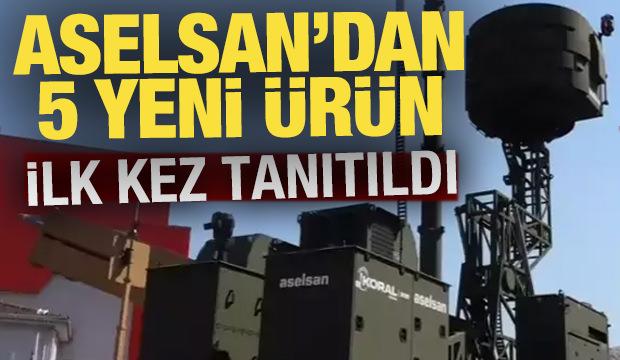 ASELSAN'dan 5 yeni ürün! Çelik Kubbe'ye entegre olacak