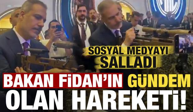 Bakan Fidan'dan olay olan hareket! Sosyal medyayı salladı