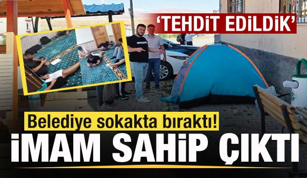 Belediye sokakta bıraktı! İmam sahip çıktı