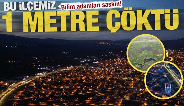Bilimsel olarak kanıtlandı! Bolvadin ilçesi su çekilmesinden dolayı bir metre çöktü